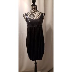 Black bubble dress
